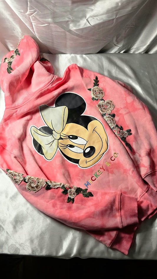 Civil Regime Marble Mickey Cozy Hoodie in OG Marble Wash