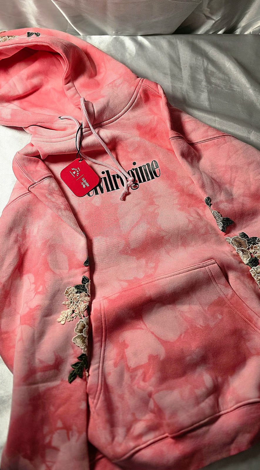 Civil Regime Marble Mickey Cozy Hoodie in OG Marble Wash