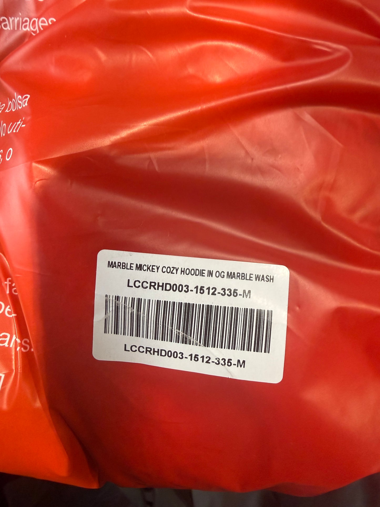 Civil Regime Marble Mickey Cozy Hoodie in OG Marble Wash