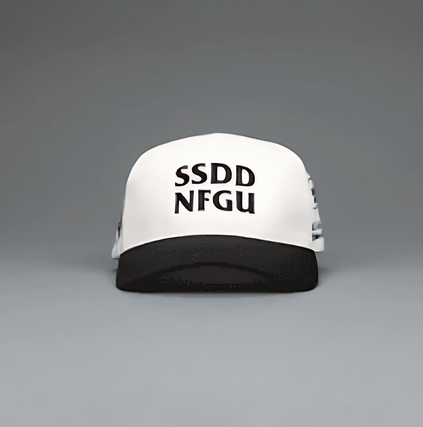 With Valor 5 Panel Hat Cream/Black