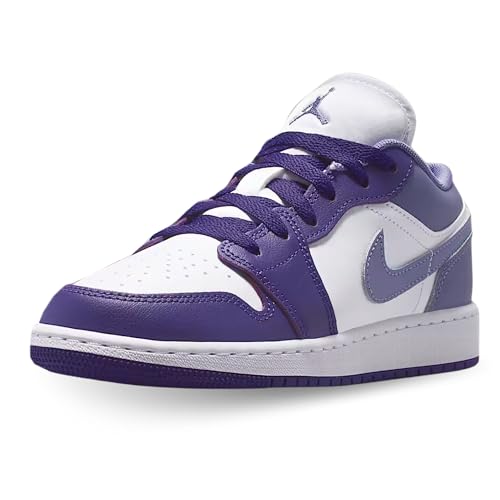 Jordan 1 Low Court Purple White Dusty Amethyst (GS)