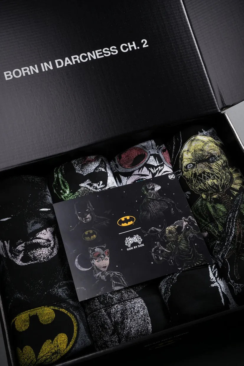 Darc Sport Batman "Side-By-Side" Bishop Hoodie Box Set in Black | Size XL