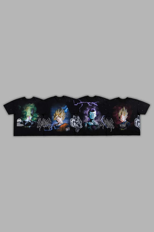 Darc Sport Dragon Ball Z "Side-By-Side" Tee Box Set in Black | Size XL