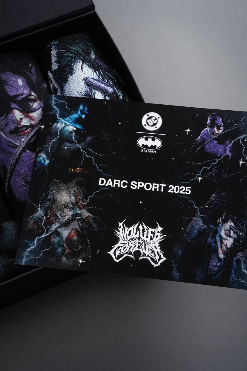 Darc Sport Batman VS Joker 'Side-By-Side" Tee Box Set in Black | Size Medium